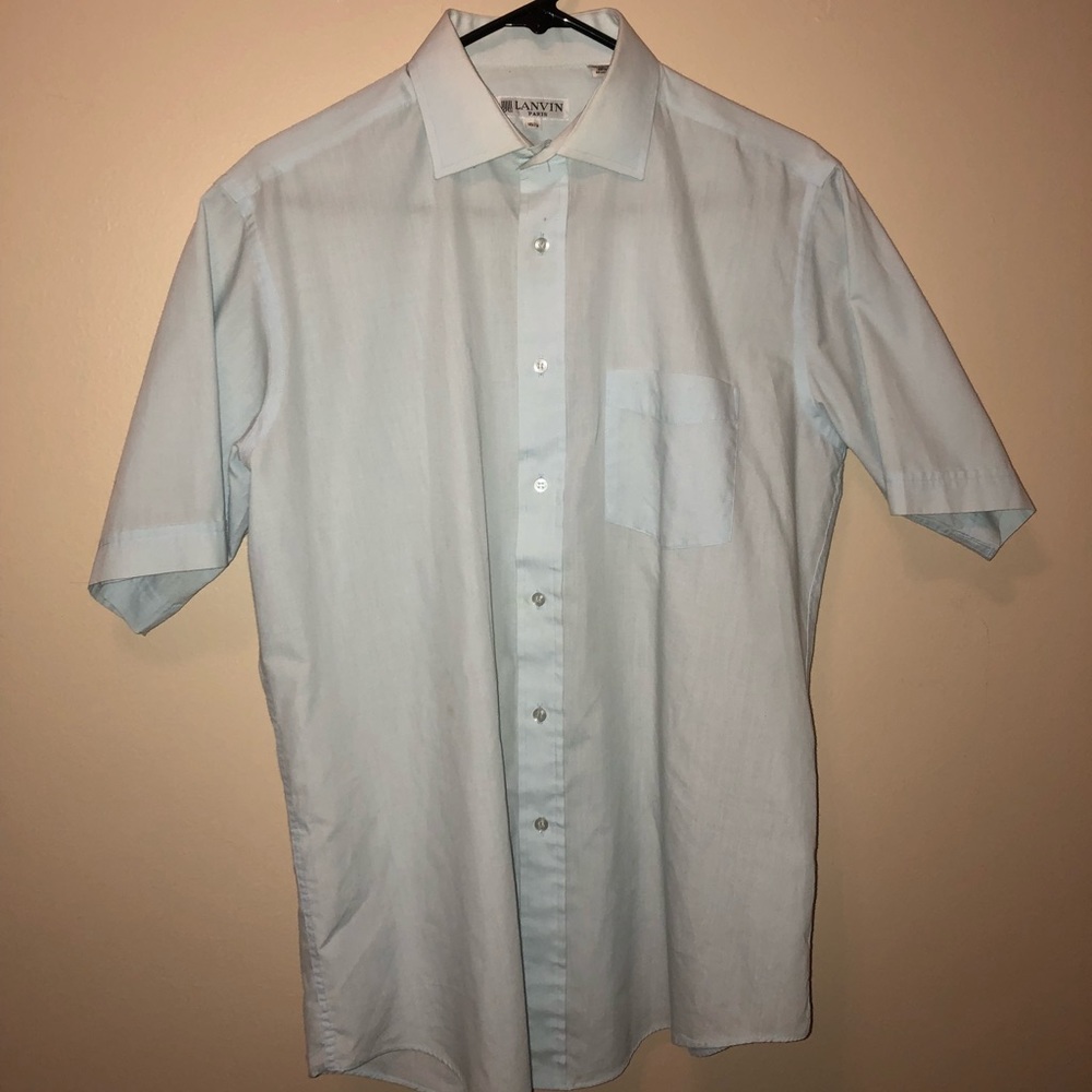 Lanvin Short Sleeve Dress Shirt